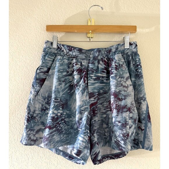 lululemon athletica Other - Lululemon Mens Pace Breaker 5” Linerless Shorts In Utility Multi Blue Size Large